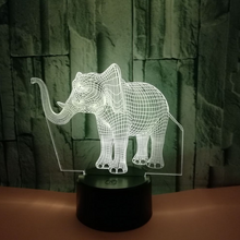 Lade das Bild in den Galerie-Viewer, 3D Nachtlicht als Elefant
